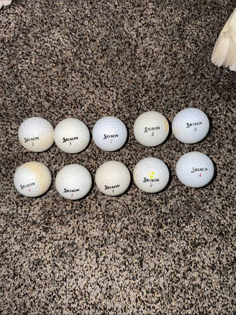 Srixon Z-STAR Used Golf Balls (10 Pack) – Premium Tour Balls, Clean Practice Lot